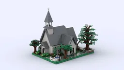 <Minifigure Scene>----Small Trinity Church