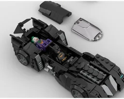 Bat-man Arkham Asylum Batmobile