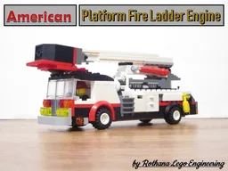 American Platform Fire Ladder Truck