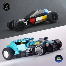 Retro futuristic Hot Rod