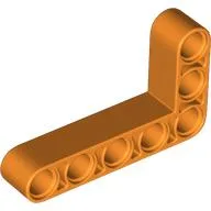 Technic Beam 3 x 5 L-Shape Thick / Orange