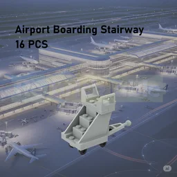 AIrport Boarding Staircase