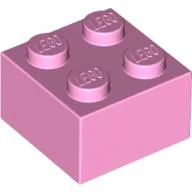 Brick 2 x 2 / Bright Pink