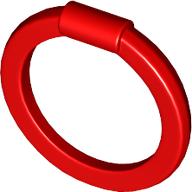 Lego Weapon Chakram / Hoop Blade / Ring / Red