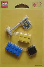 Lion Knights Flag Pole Magnet Set