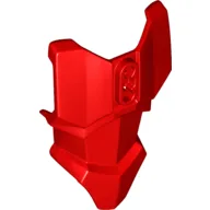 Large Figure Torso Cover, Armour with 2 Chest Holes and Ball Joint Socket / Red