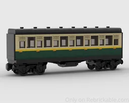 Passenger Train Express Coach (6-wide)