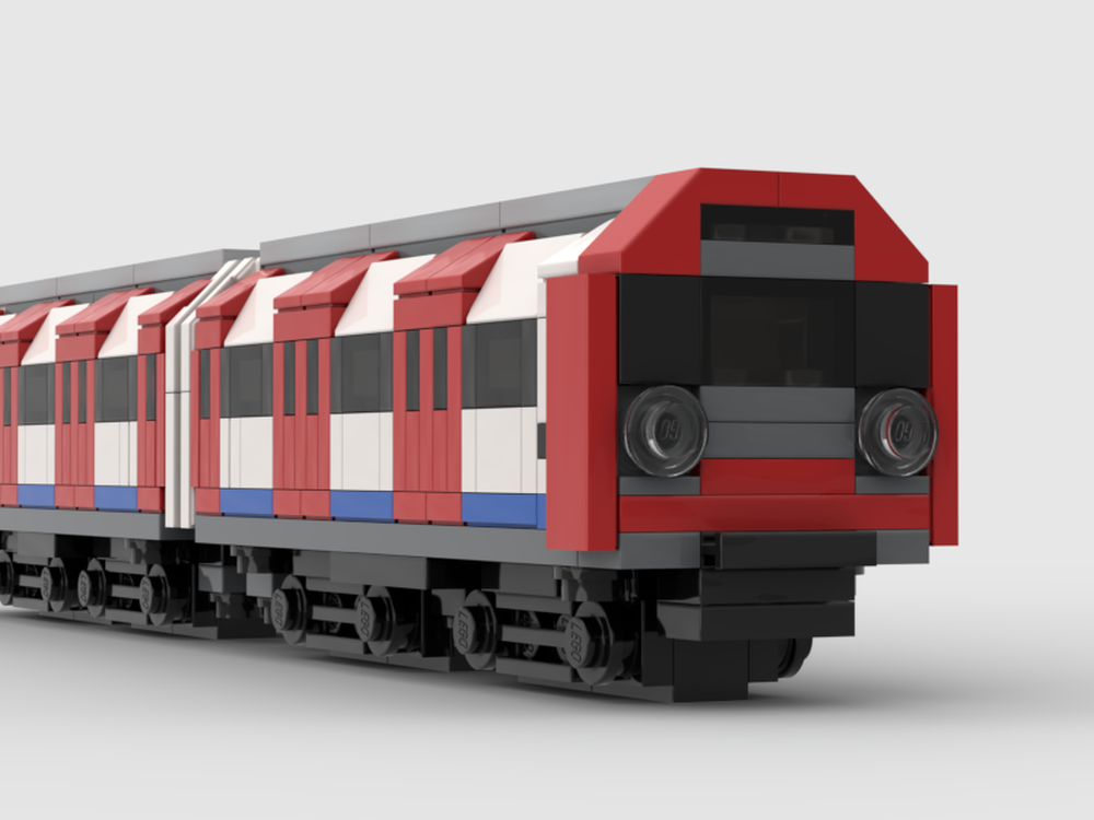 Lego Mini Tube Train (4 studs wide)