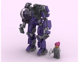 Galactic bounty hunter mech