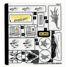 Sticker Sheet for Set 76083-1 / [No Color/Any Color]