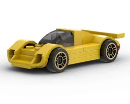 Yellow Porsche Car