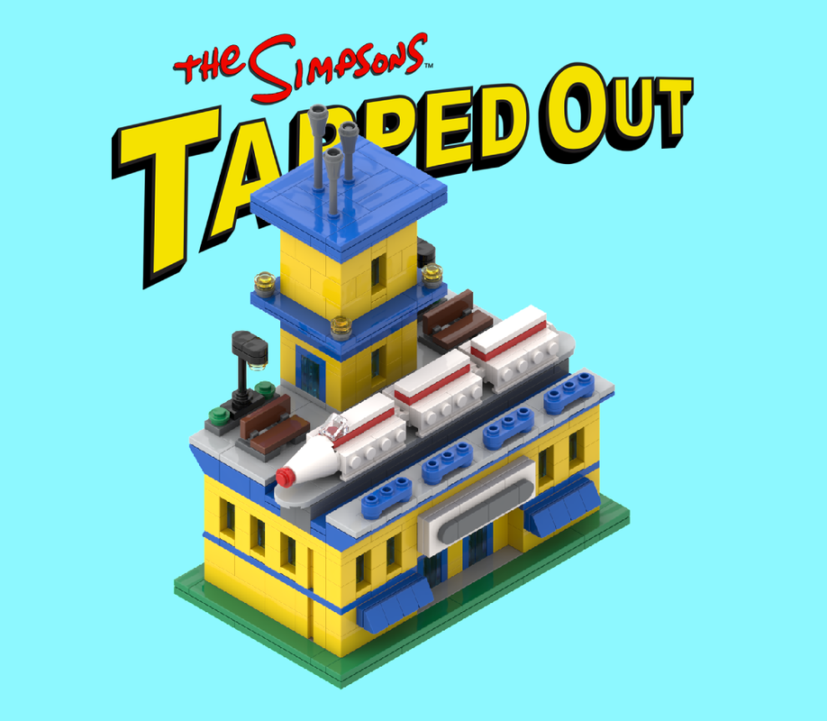 Lego Micro Monorail Station - Simpsons Tapped out!