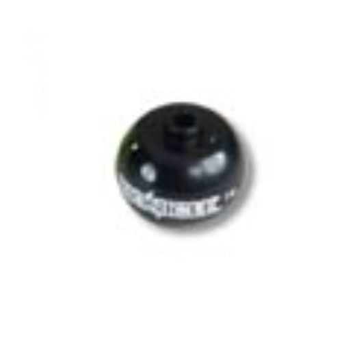 Lego Pen Bead, Round Orb with Bionicle Logo Print / Black