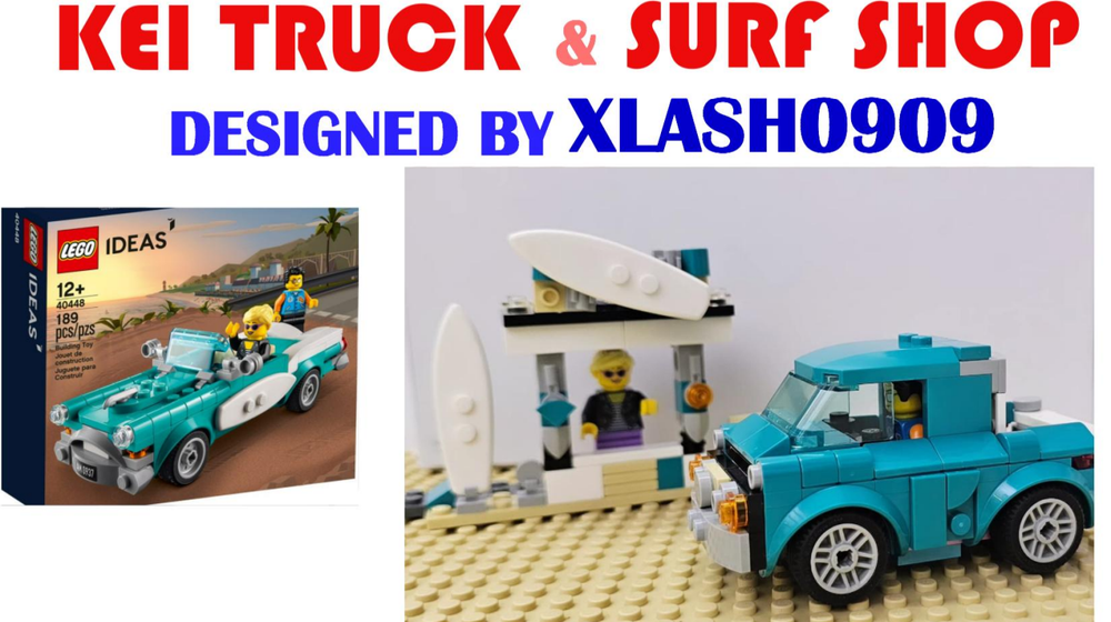 Lego 40448 KEI TRUCK & SURF SHOP