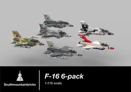 F-16 6-pack [1:110 scale]