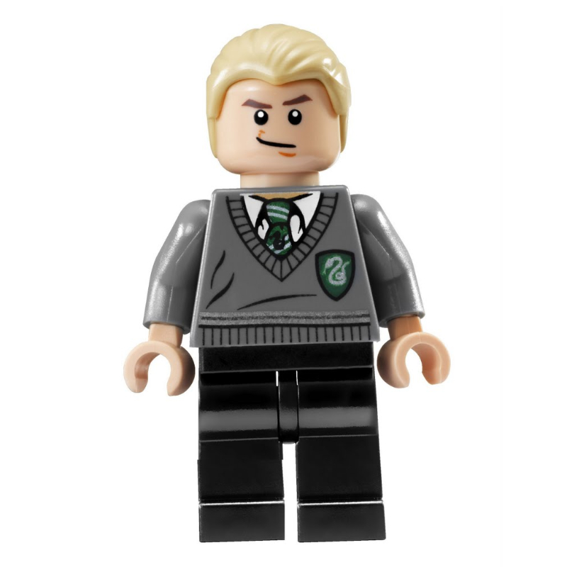 Lego Draco Malfoy, Slytherin Sweater with Crest