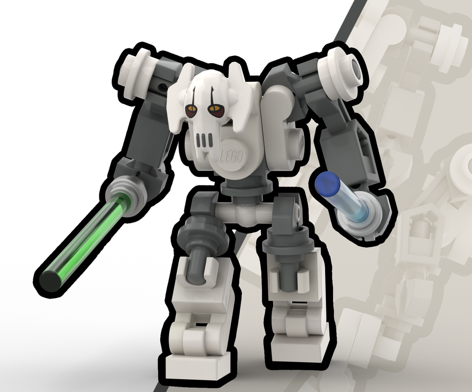 Lego Brick Built General Grievous