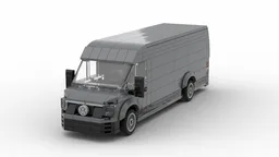 2019 VW Crafter L5H3 Van (dark bluish gray)