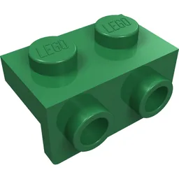 Bracket 1 x 2 - 1 x 2 / Green
