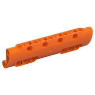 Lego Technic Panel Curved 11 x 3 with 10 Pin Holes through Panel Surface / Orange