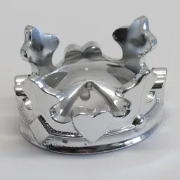 Belville, Headwear, Crown / Chrome Silver