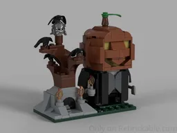 Brick-built Festive: Pumpkin Head