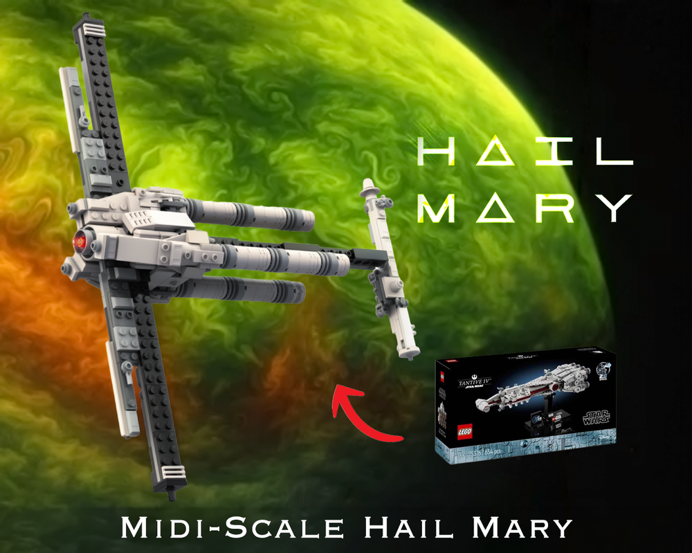 Lego Midi-Scale Hail Mary - Project Hail Mary Alt Build (Set 75376)