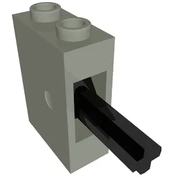 Pneumatic Switch with Top Studs / Light Gray