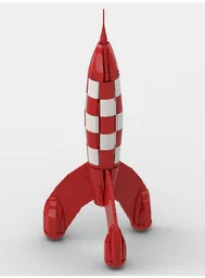 1:110 Scale Tintin's Rocket