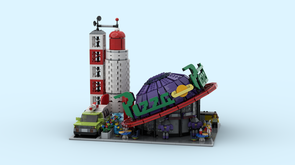 Lego Pizza Planet Modular Building