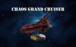 Chaos - Grand Cruiser / Red Corsairs Colour Scheme (Tabletop Scale)