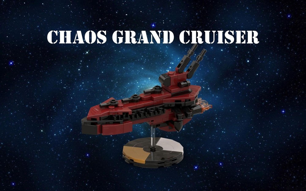 Lego Chaos - Grand Cruiser / Red Corsairs Colour Scheme (Tabletop Scale)