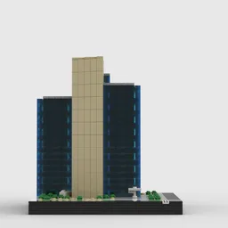 Chase Tower at 1/650th Scale