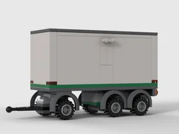 Trailer with 3 Axles for Set 60020