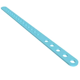 DOTS Bracelet 1 Stud Wide / Medium Azure