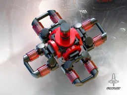 Spinning Top #43 Red Energy Tube Reactor