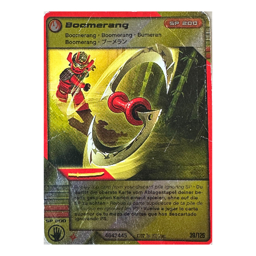 Lego Trading Card, Ninjago Deck #2: 39 - Boomerang - North American Version / [No Color/Any Color]