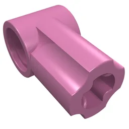 Technic Axle and Pin Connector Angled #1 / Dark Pink