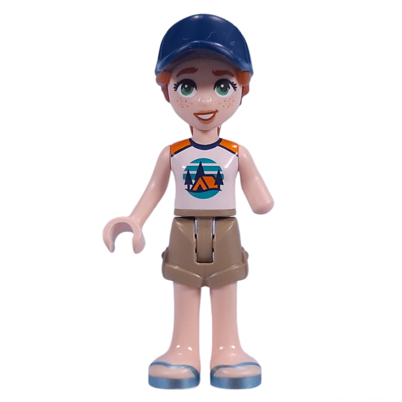Lego Autumn - Adventure Camp, Dark Tan Shorts, Dark Blue Cap