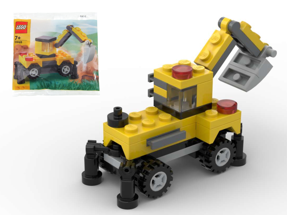 Lego 11965 Backhoe Tractor
