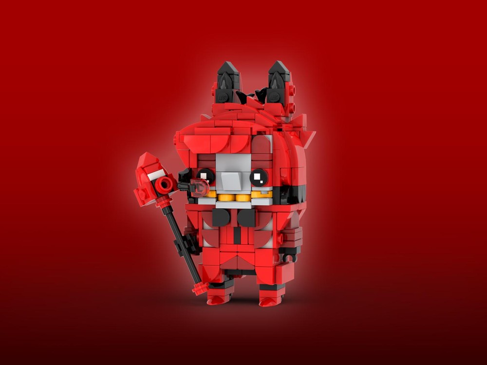 Lego Alastor Brickheadz LEGO MOC - Hazbin Hotel
