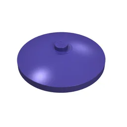 Dish 4 x 4 Inverted [Radar] / Dark Purple