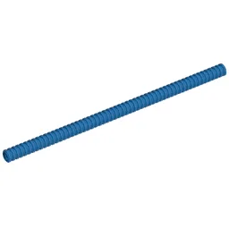 Hose, Ribbed 7mm D. 18L / 14.4cm / Blue
