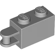 Brick Special 1 x 2 with Vertical Closed Handle Inset from Edge / Light Bluish Gray