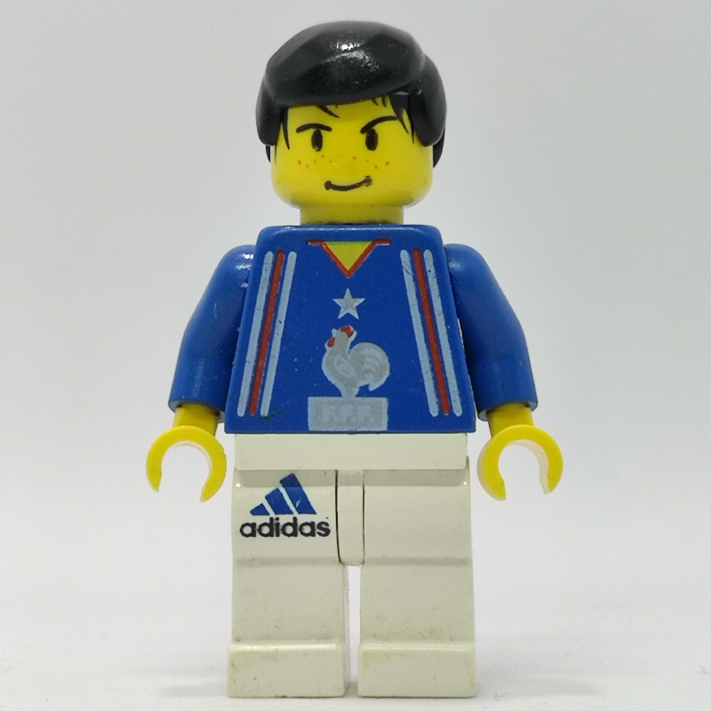 Lego Soccer Player Blue Torso, White Legs 1