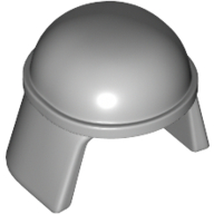Lego Helmet Imperial Pilot, Smooth [PLAIN] / Light Bluish Gray