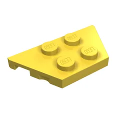 Wedge Plate 2 x 4 / Yellow