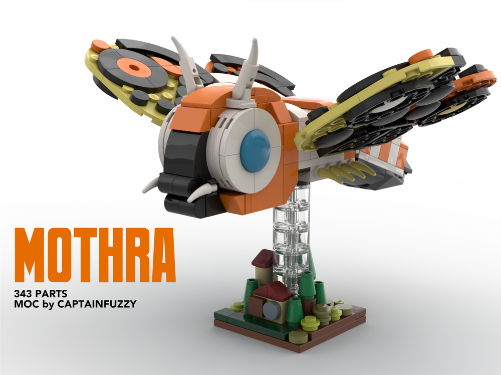 Lego Mothra Brickheadz
