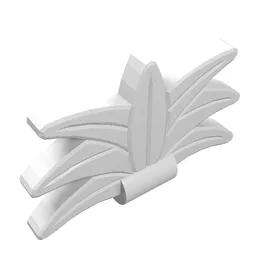 Headwear Accessory Plume / Feather Headdress / White