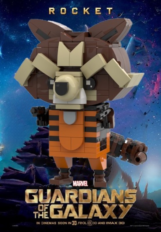 Lego BrickPop Rocket -Guardians of the Galaxy-